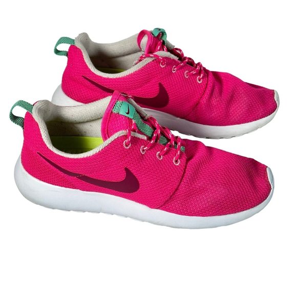 Nike Roshe One Running Shoes Womens Size 9.5  511882-663 Pink Sneakers - Picture 3 of 9